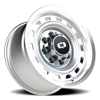 Vision CS-8X20HF 17X9 Silver Machined Lip Wheel