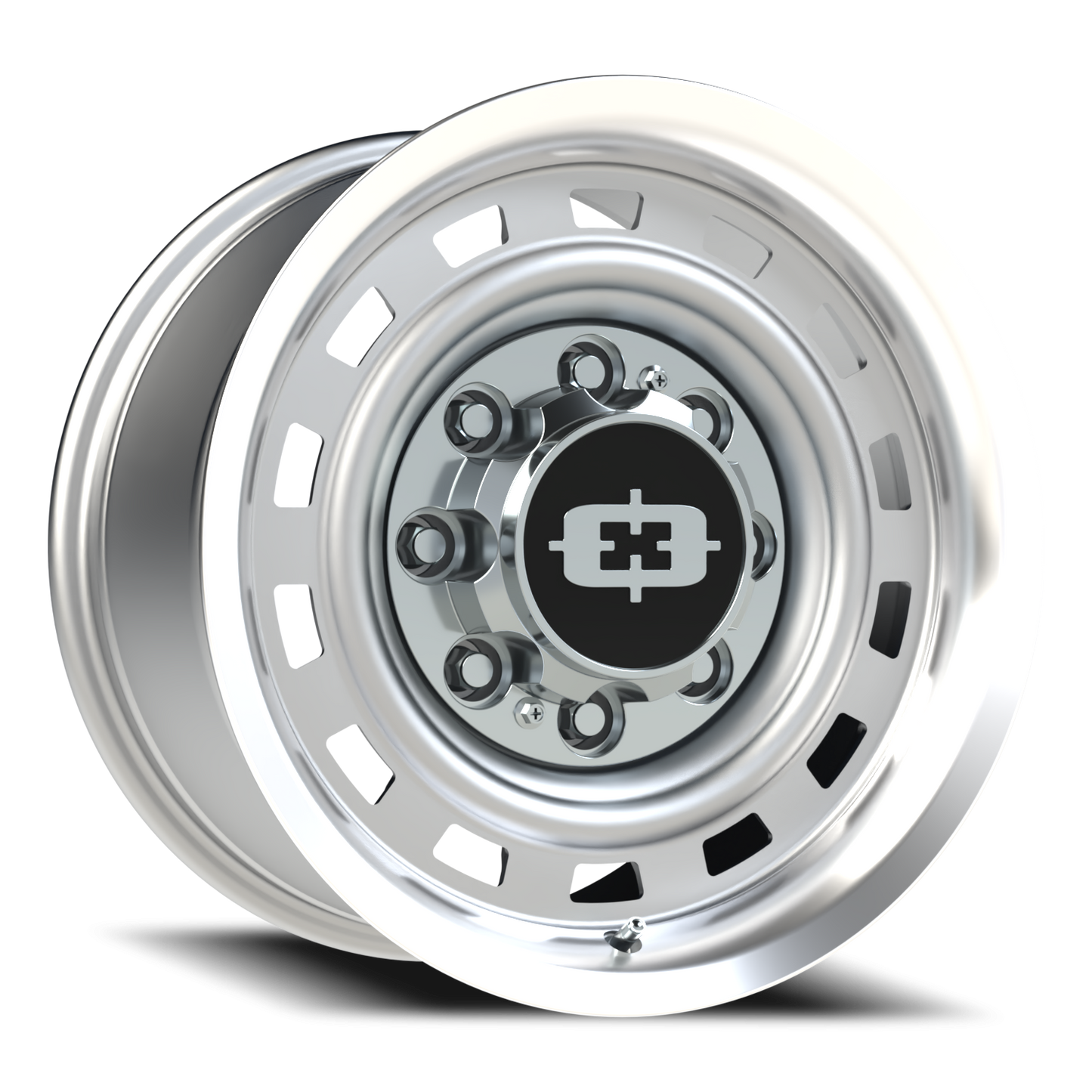 Vision CS-8X20HF 17X9 Silver Machined Lip Wheel