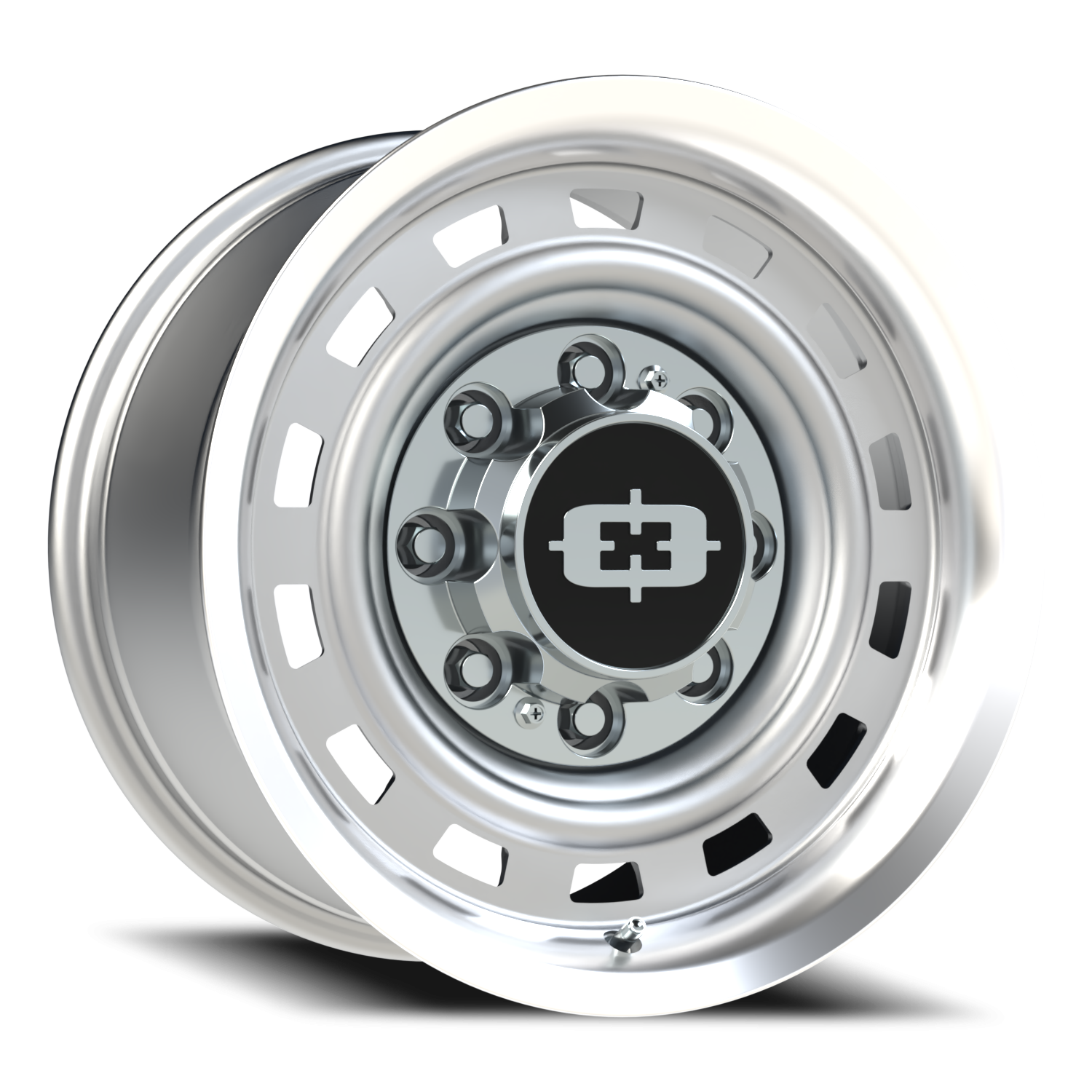 Vision CS-8X20HF 17X9 Silver Machined Lip Wheel