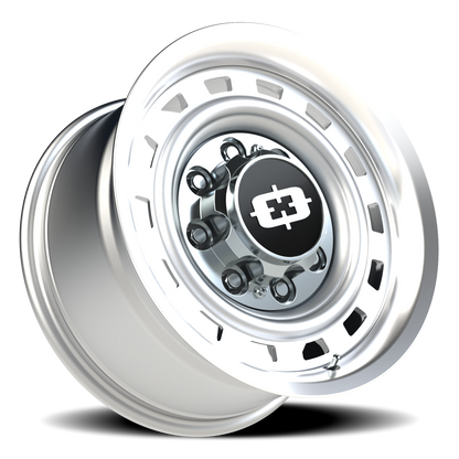 Vision CS-8X20HF 17X9 Silver Machined Lip Wheel