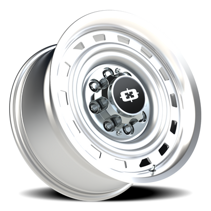 Vision CS-8X20HF 18X9 Silver Machined Lip Wheel