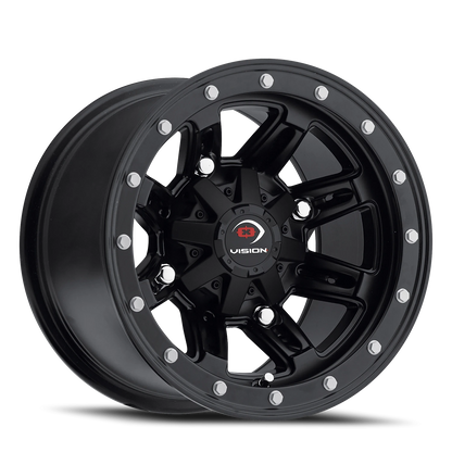 Vision Fifty 12X7 Matte Black Wheel