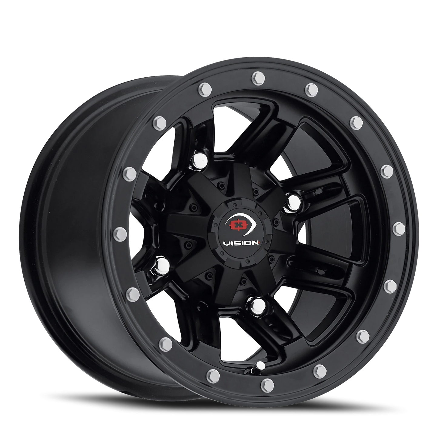 Vision Fifty 12X8 Matte Black Wheel