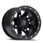 Vision Fifty 12X7 Matte Black Wheel