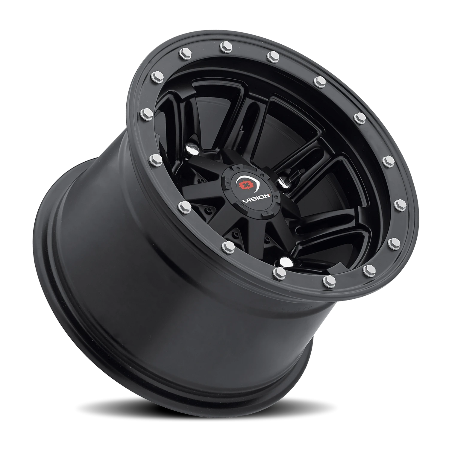 Vision Fifty 12X7 Matte Black Wheel