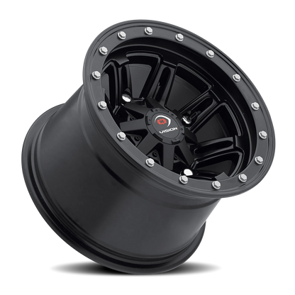 Vision Fifty 12X8 Matte Black Wheel