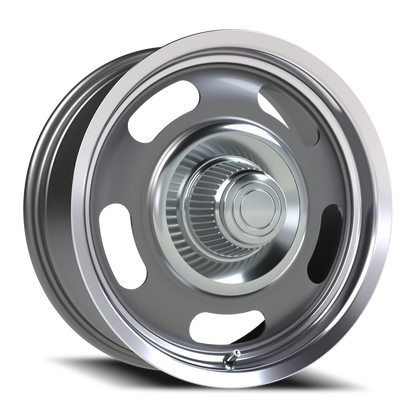 Vision Rally 17X7 Gunmetal Machined Lip Wheel