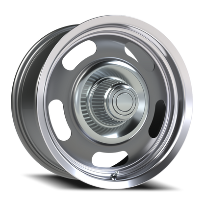 Vision Rally 17X8 Gunmetal Machined Lip Wheel
