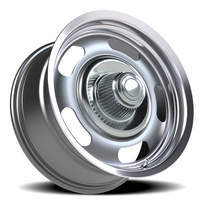 Vision Rally 17X8 Gunmetal Machined Lip Wheel