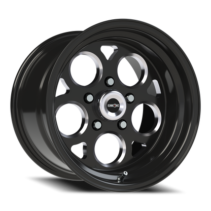 Vision Mag 15X10 Gloss Black with Milled Windows Wheel