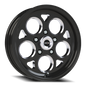 Vision Mag 15X4 Gloss Black with Milled Windows Wheel