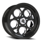 Vision Mag 15X7 Gloss Black with Milled Windows Wheel