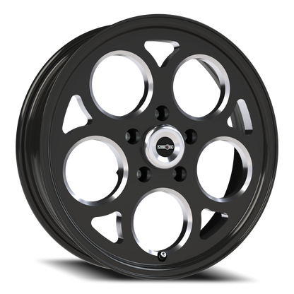 Vision Mag 17X4.5 Gloss Black with Milled Windows Wheel