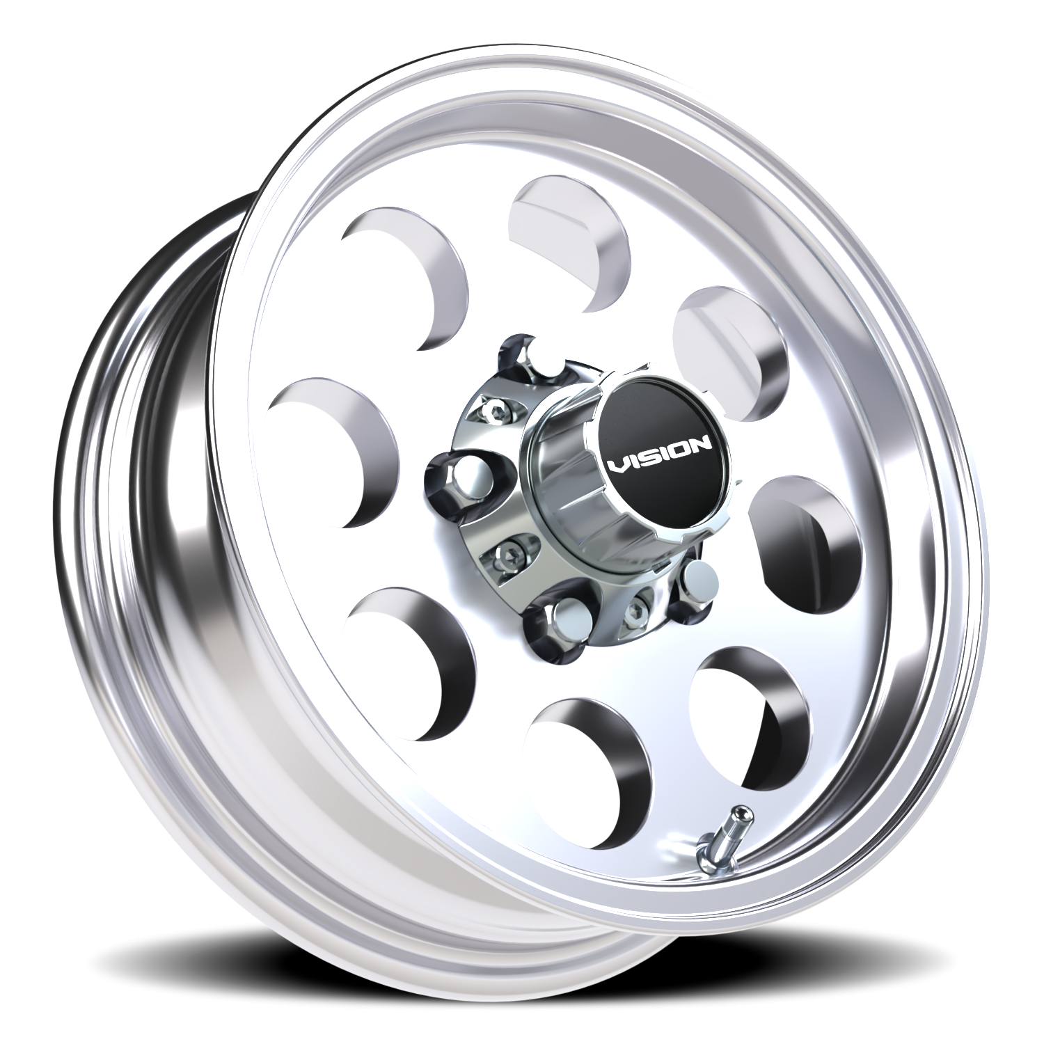 Vision Midway 13X4.5 Polished Wheel