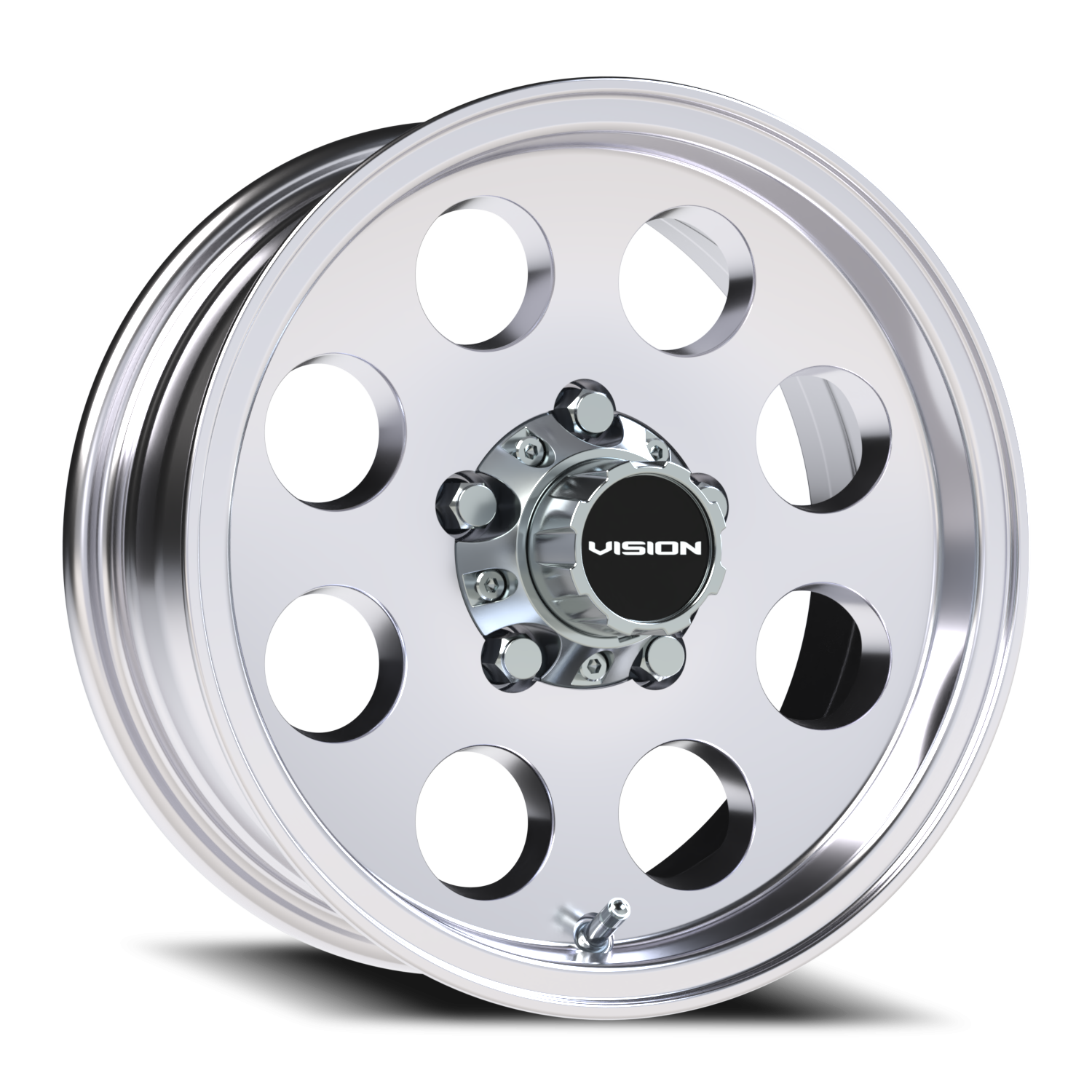 Vision Midway 14X5.5 Polished Wheel