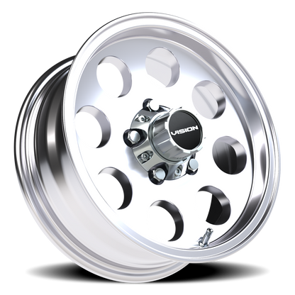 Vision Midway 14X5.5 Polished Wheel