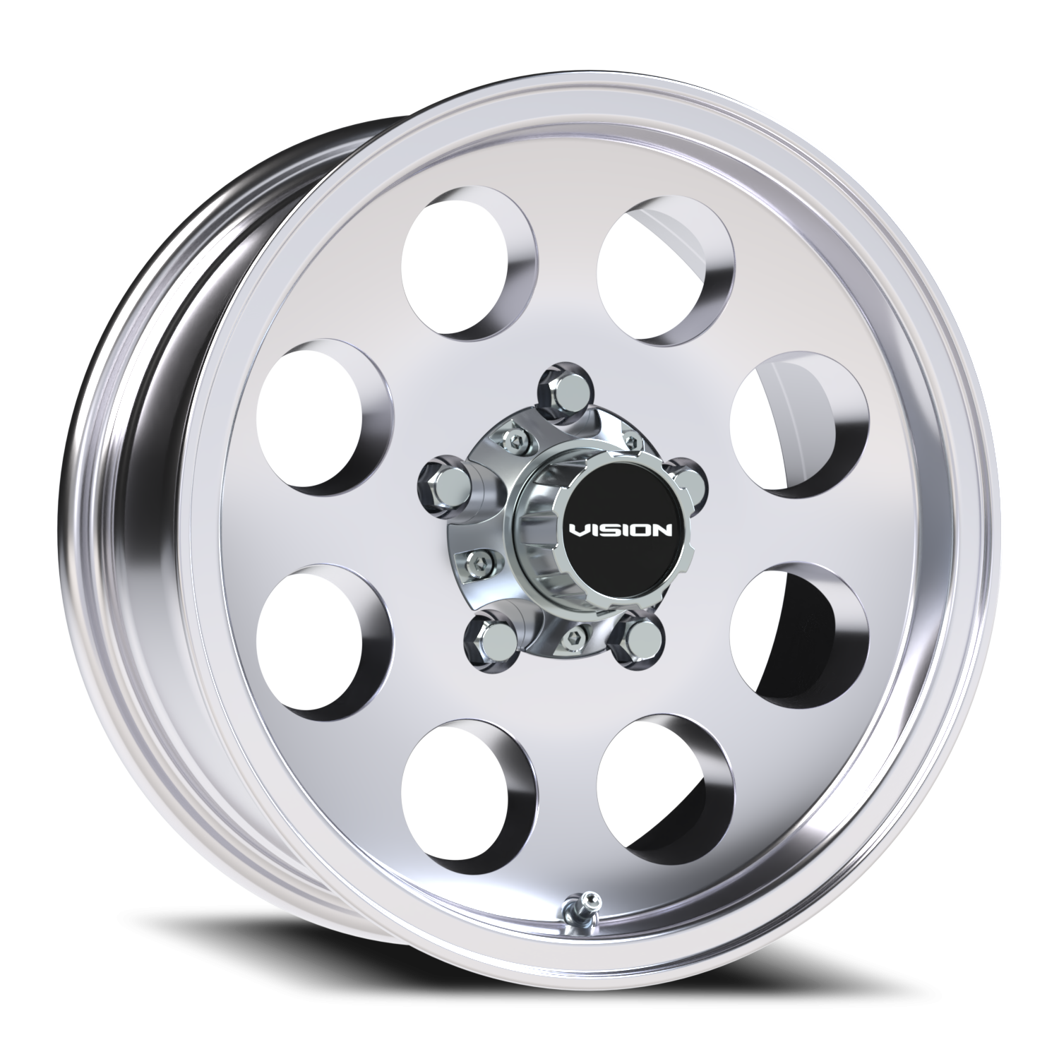 Vision Midway 15X6 Polished Wheel