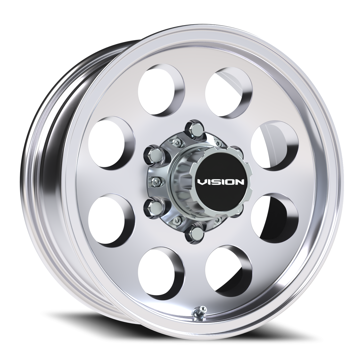 Vision Midway 15X6 Polished Wheel