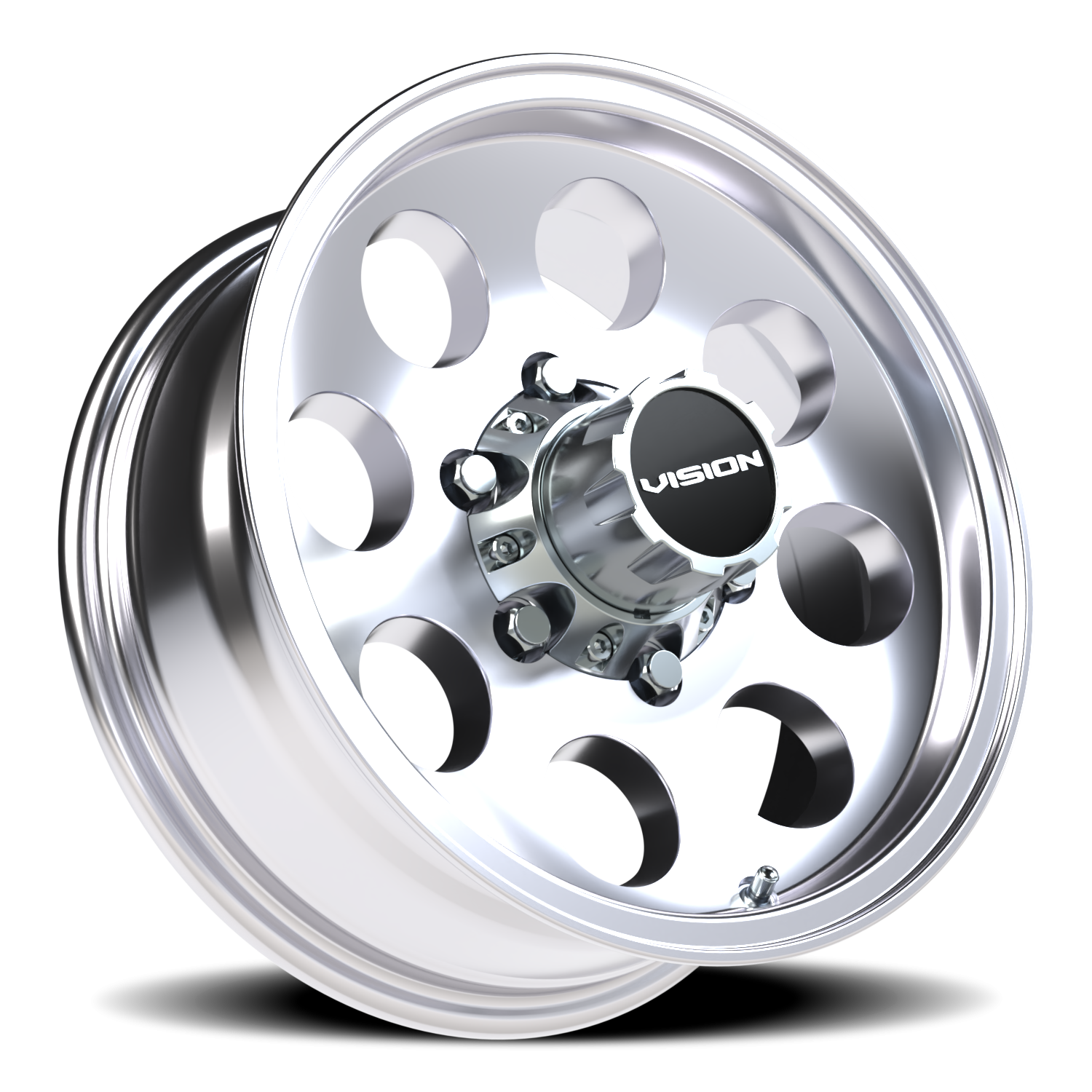 Vision Midway 15X6 Polished Wheel
