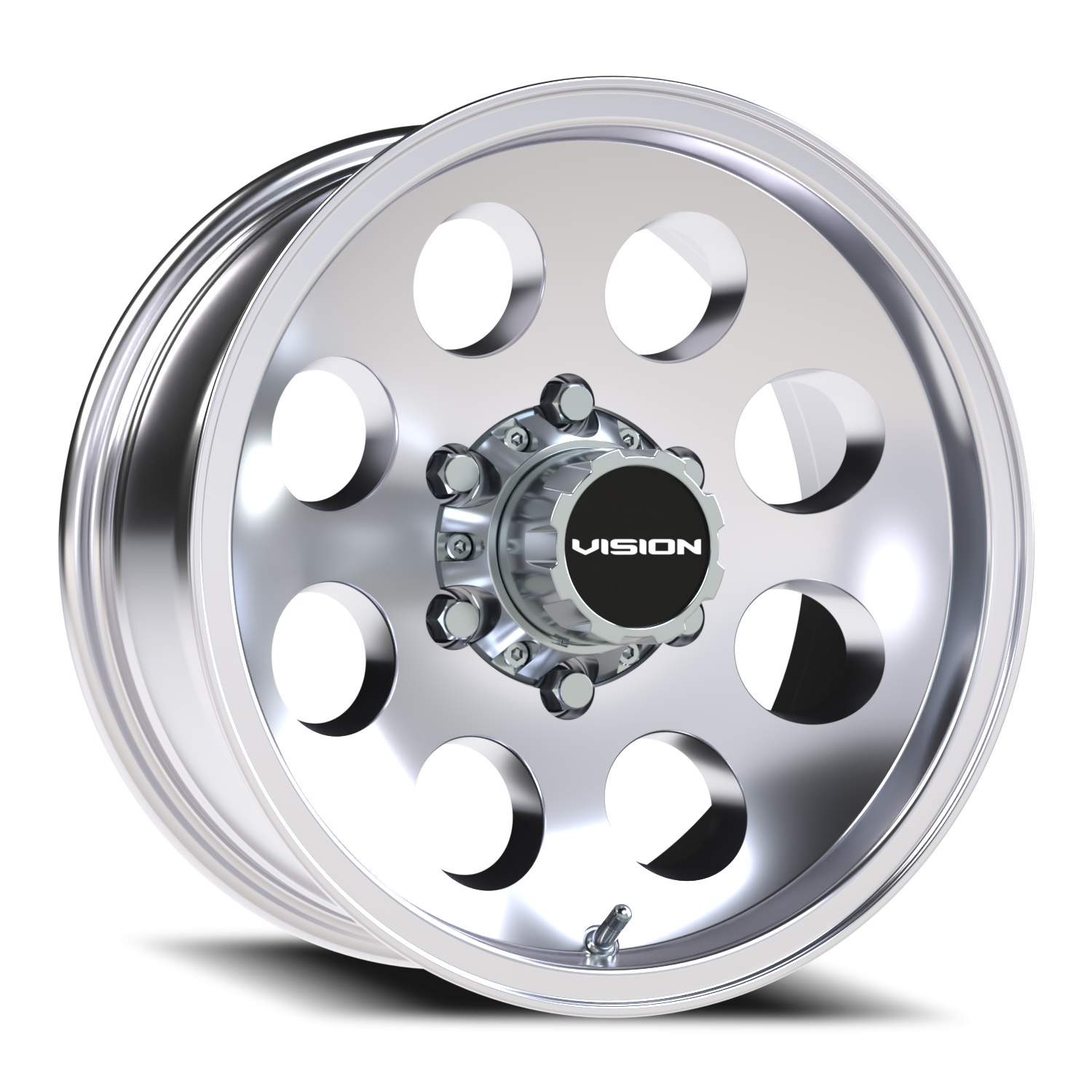 Vision Midway 16X7 Polished Wheel