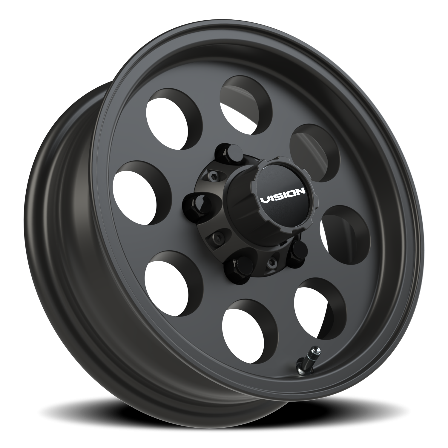 Vision Midway 13X4.5 Satin Black Wheel