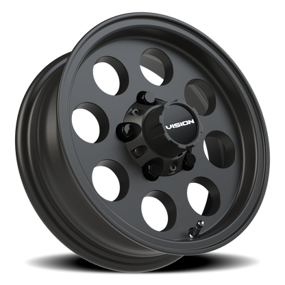 Vision Midway 13X4.5 Satin Black Wheel