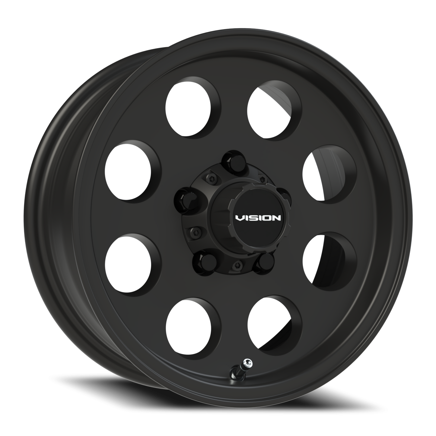 Vision Midway 14X5.5 Satin Black Wheel