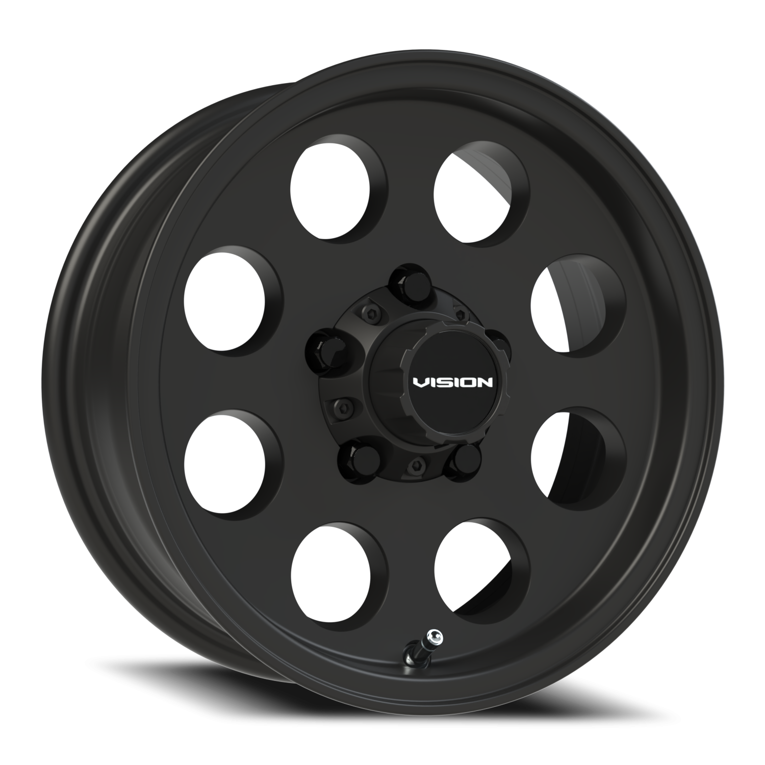 Vision Midway 14X5.5 Satin Black Wheel