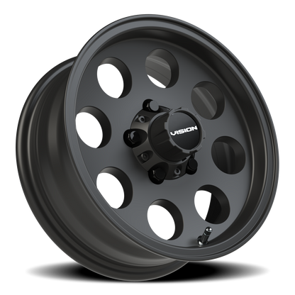 Vision Midway 14X5.5 Satin Black Wheel