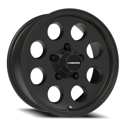 Vision Midway 15X6 Satin Black Wheel