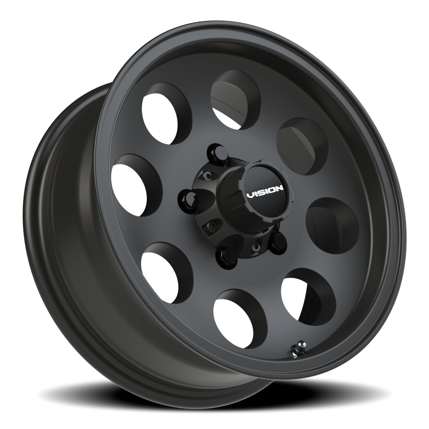 Vision Midway 15X6 Satin Black Wheel