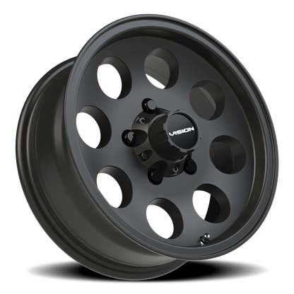 Vision Midway 15X6 Satin Black Wheel