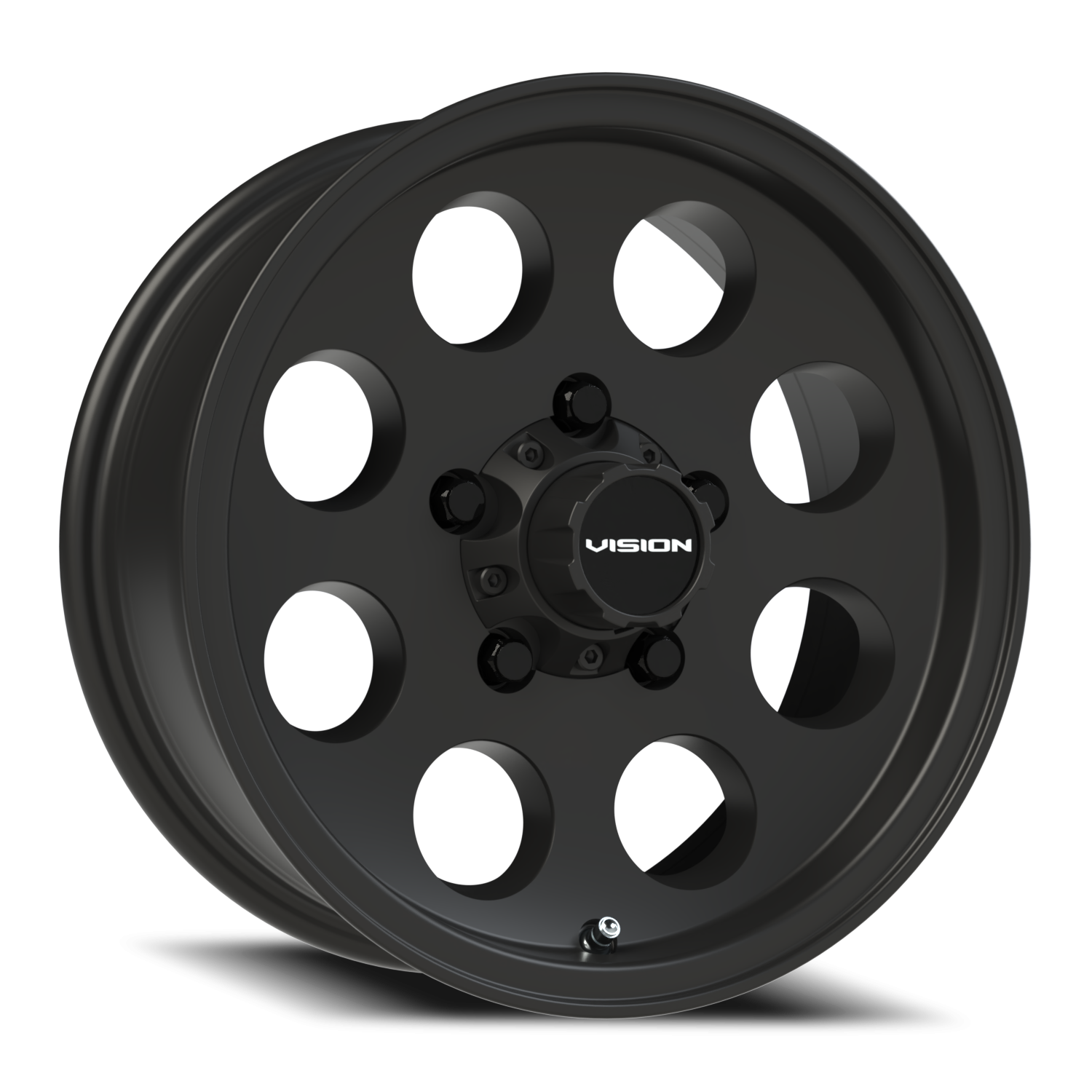 Vision Midway 15X6 Satin Black Wheel