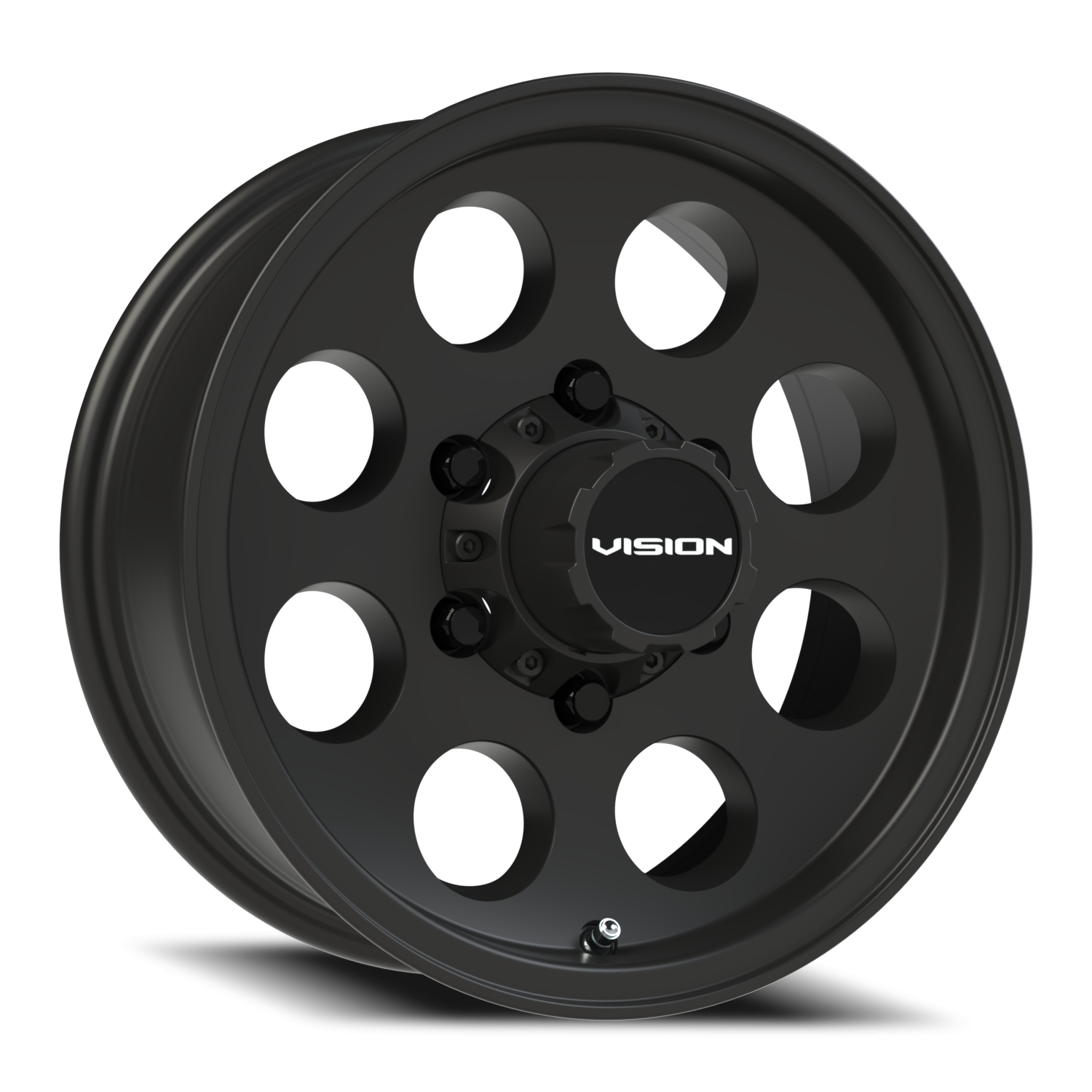 Vision Midway 15X6 Satin Black Wheel