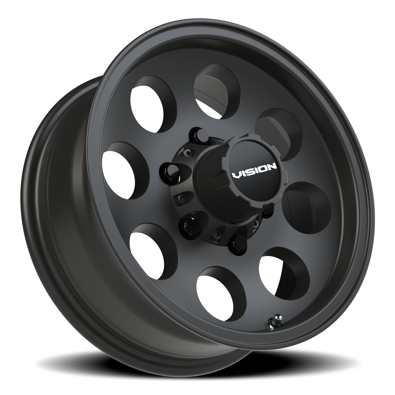 Vision Midway 15X6 Satin Black Wheel