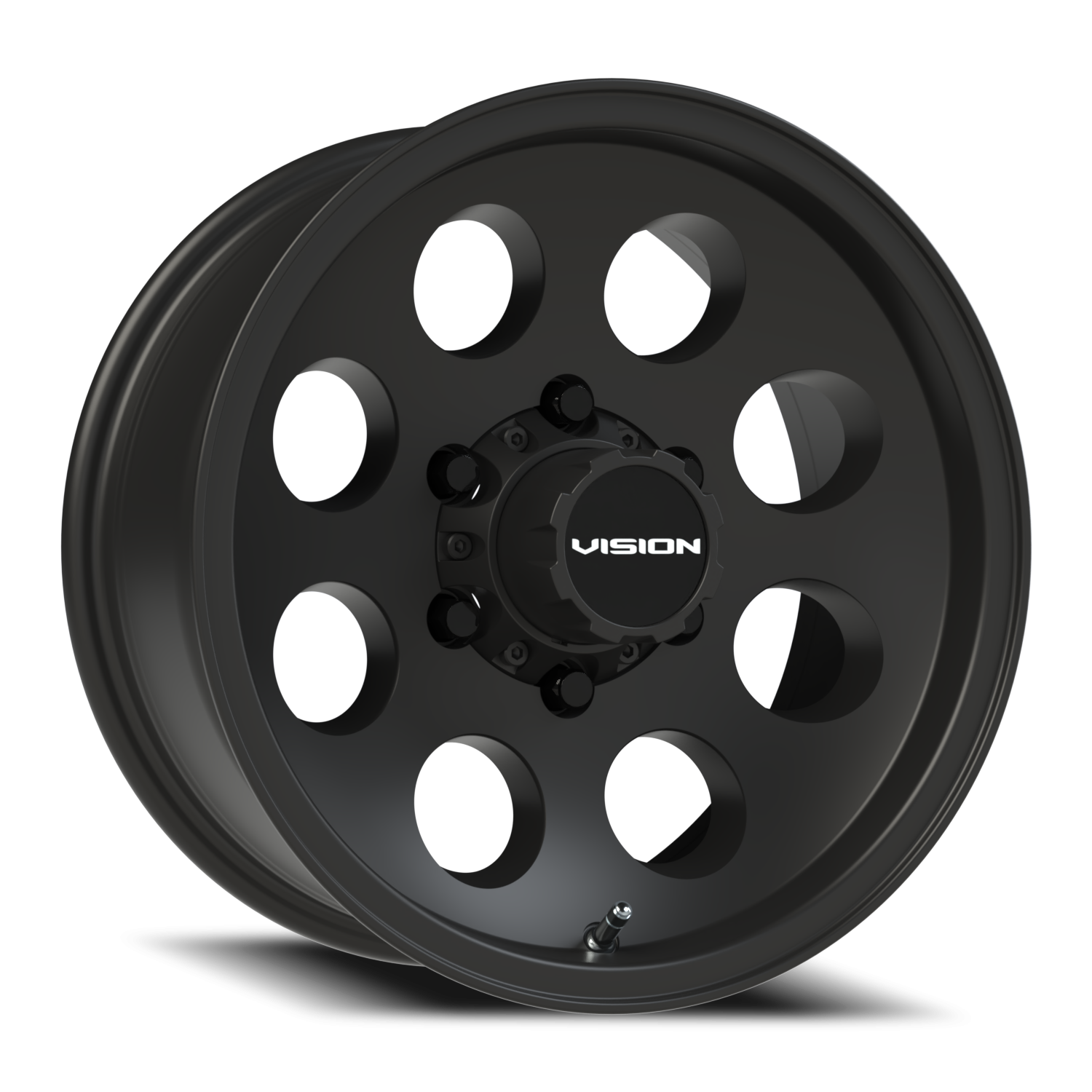 Vision Midway 16X7 Satin Black Wheel