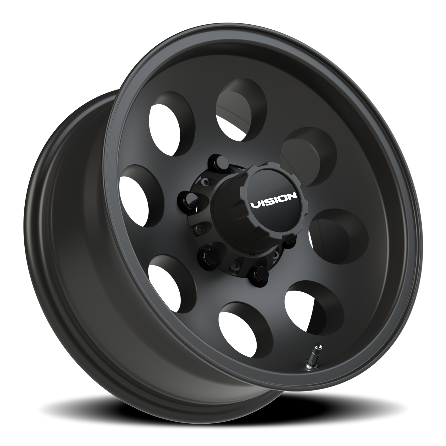 Vision Midway 16X7 Satin Black Wheel