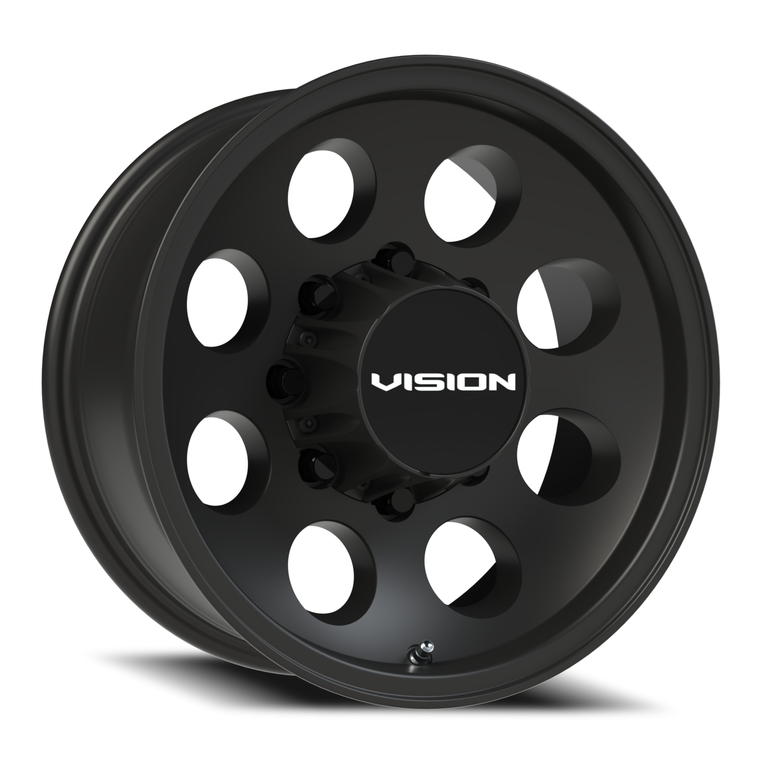 Vision Midway 16X7 Satin Black Wheel