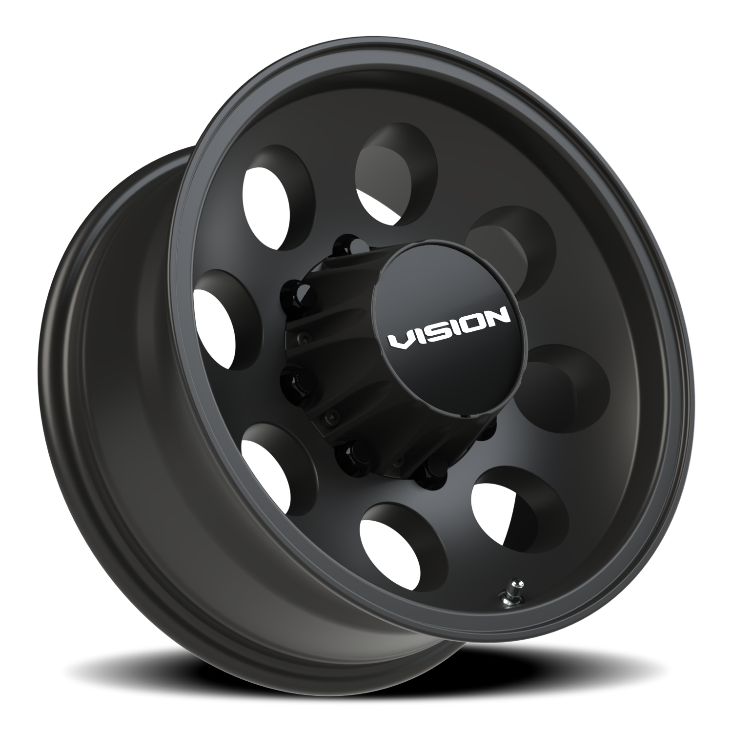 Vision Midway 16X7 Satin Black Wheel