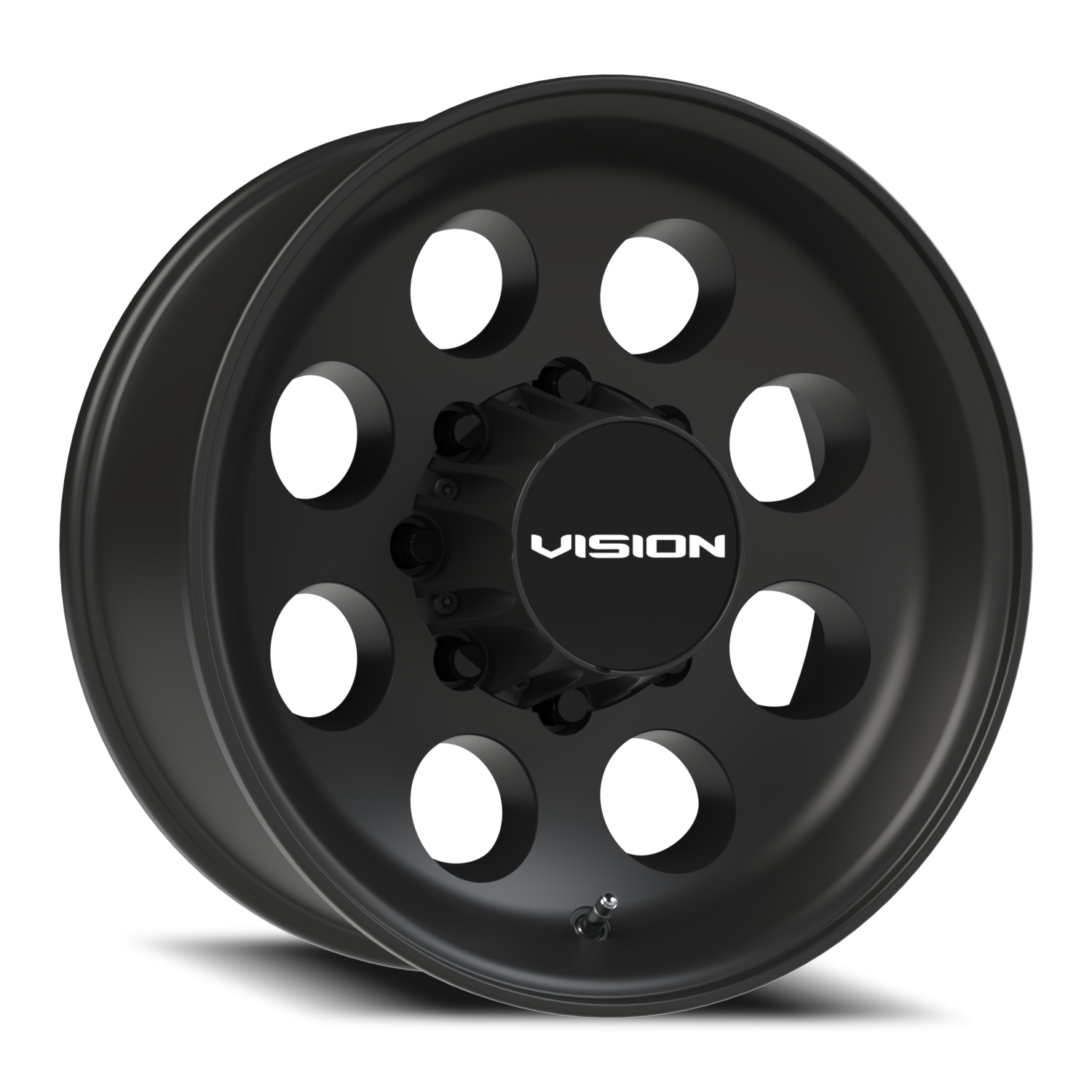 Vision Midway 17.5X6.75 Satin Black Wheel