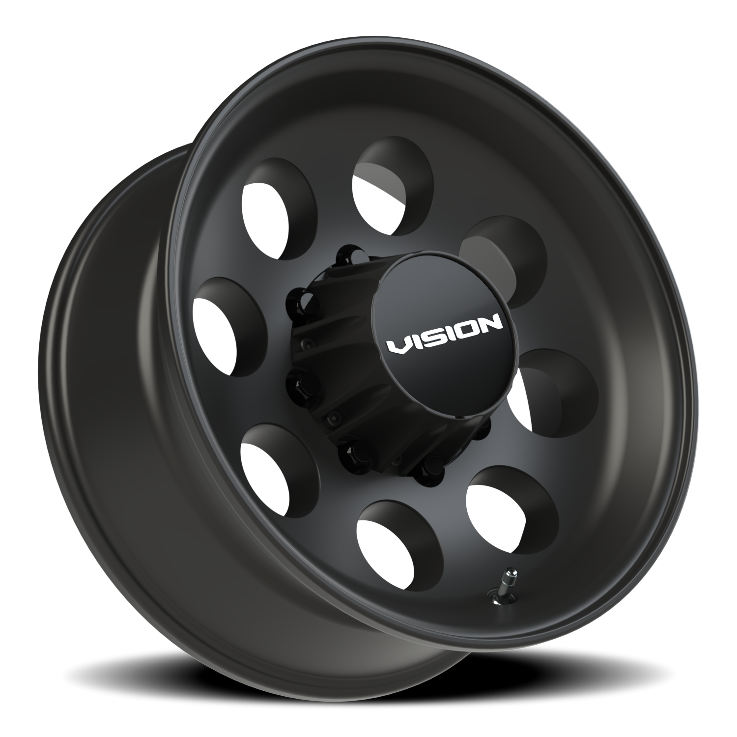 Vision Midway 17.5X6.75 Satin Black Wheel