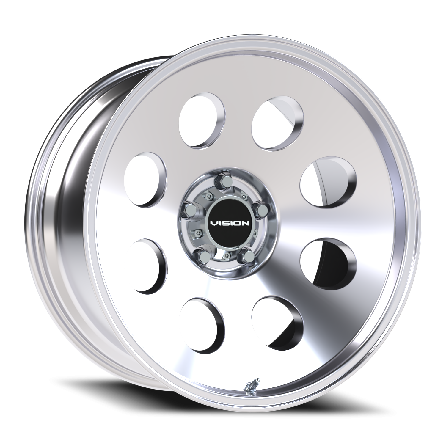 Vision Midway 20X10 Polished Wheel