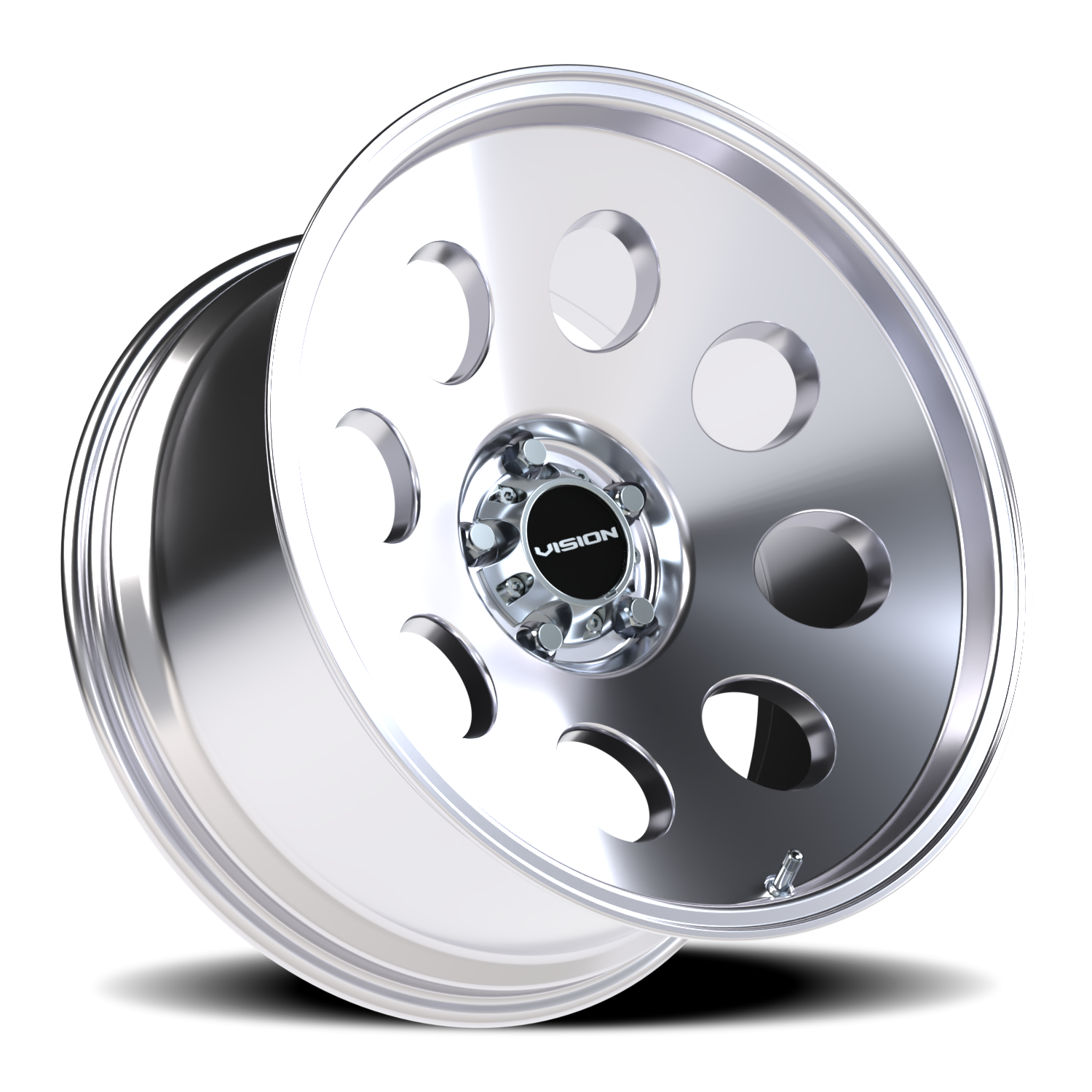 Vision Midway 20X10 Polished Wheel