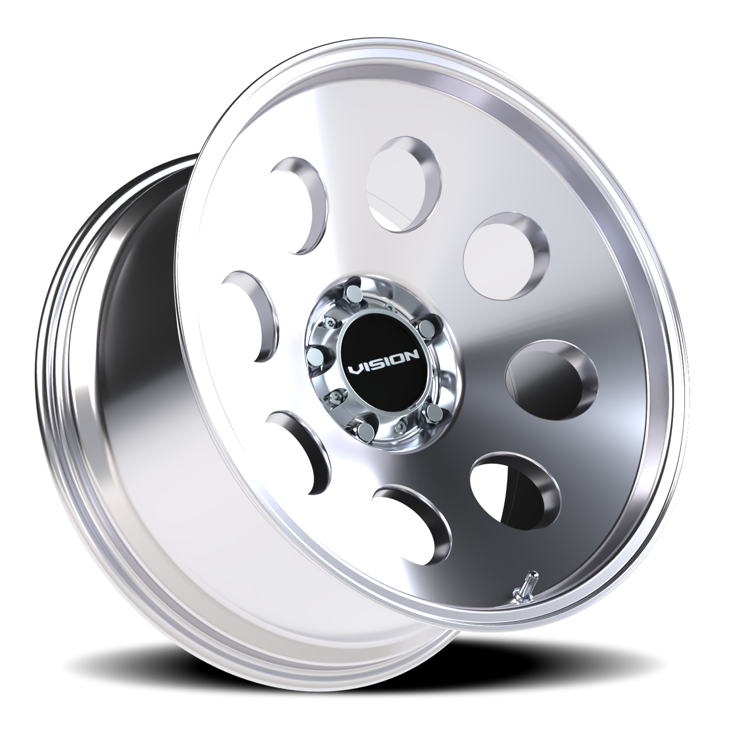 Vision Midway 20X10 Polished Wheel