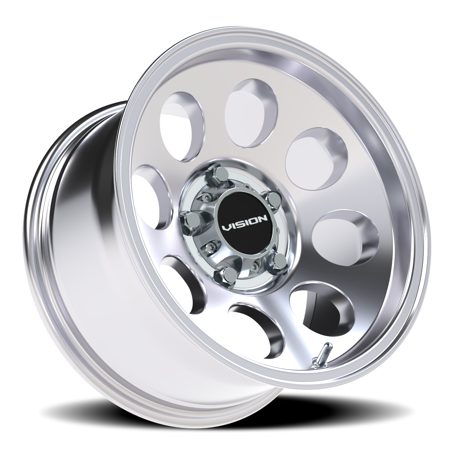 Vision Midway 15X8 Polished Wheel