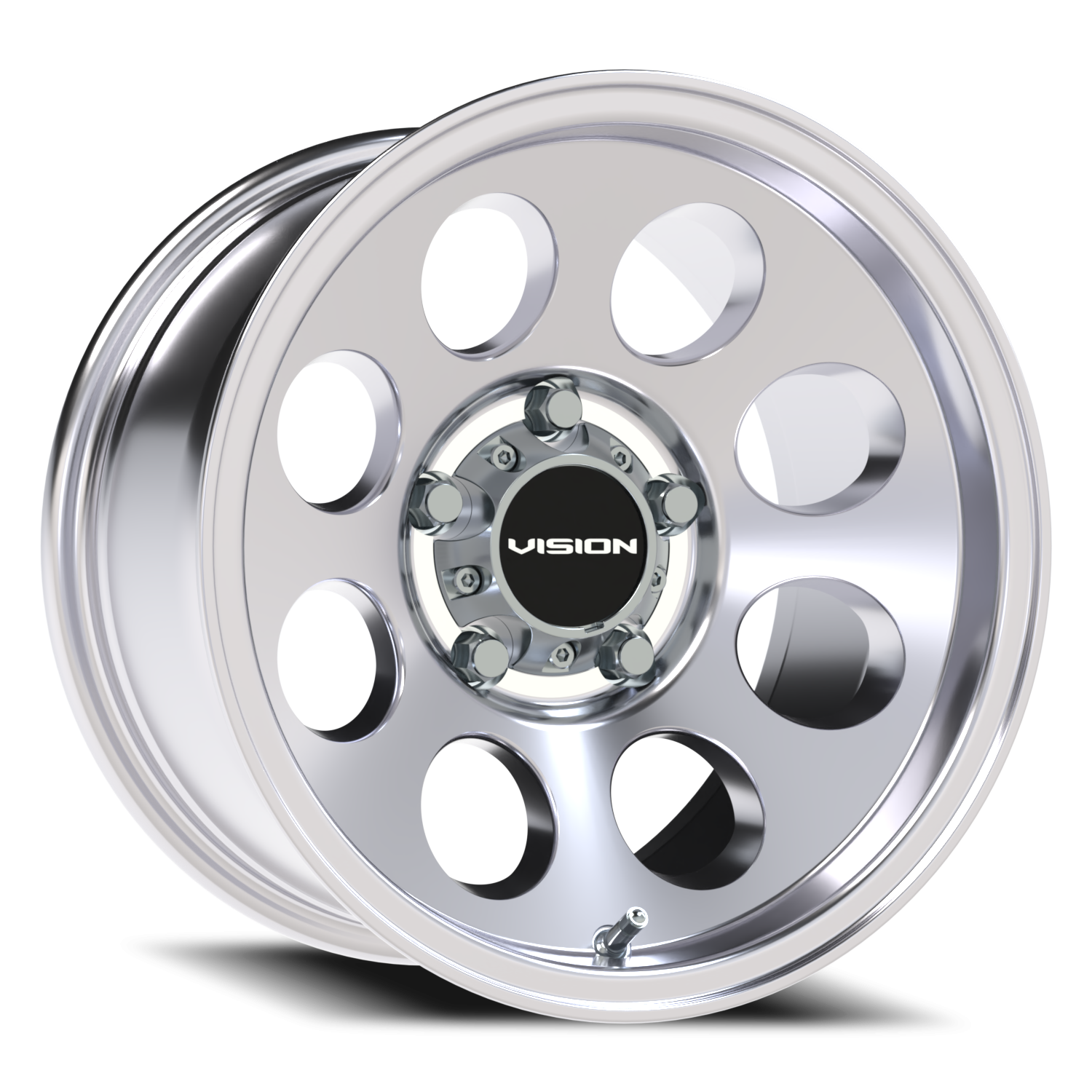 Vision Midway 15X8 Polished Wheel