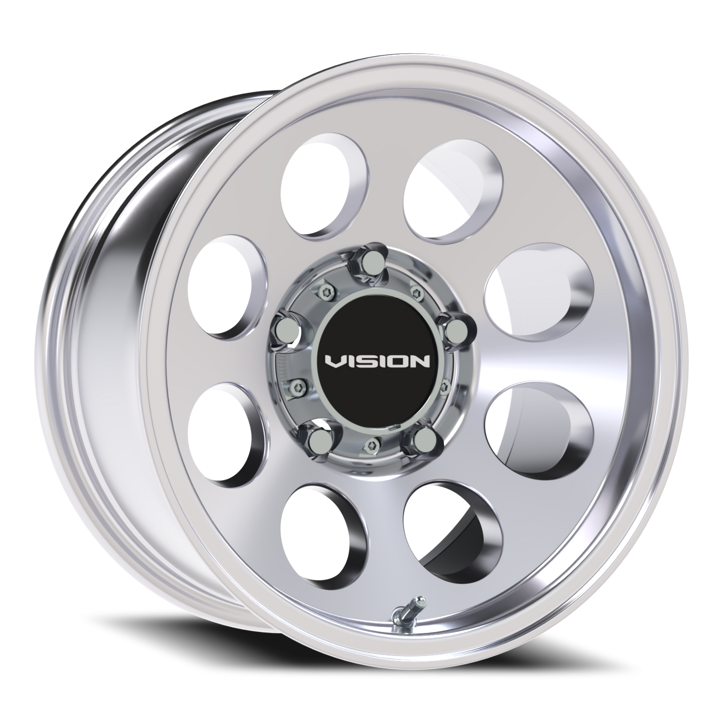 Vision Midway 15X8 Polished Wheel