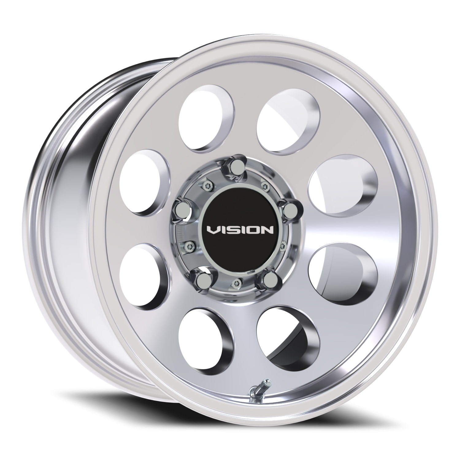 Vision Midway 15X8 Polished Wheel