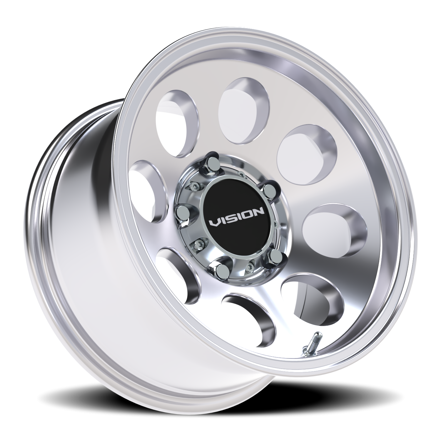 Vision Midway 15X8 Polished Wheel