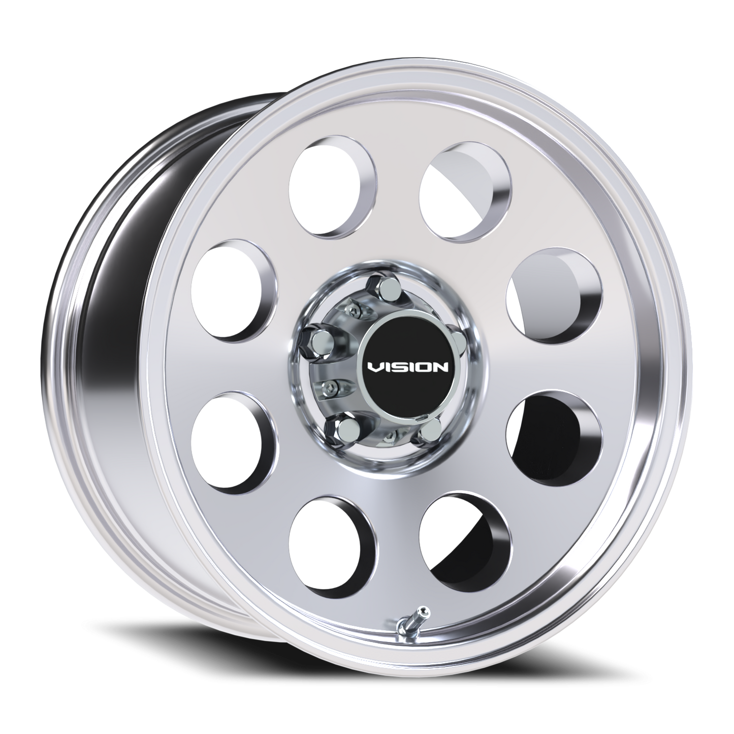 Vision Midway 16X8 Polished Wheel